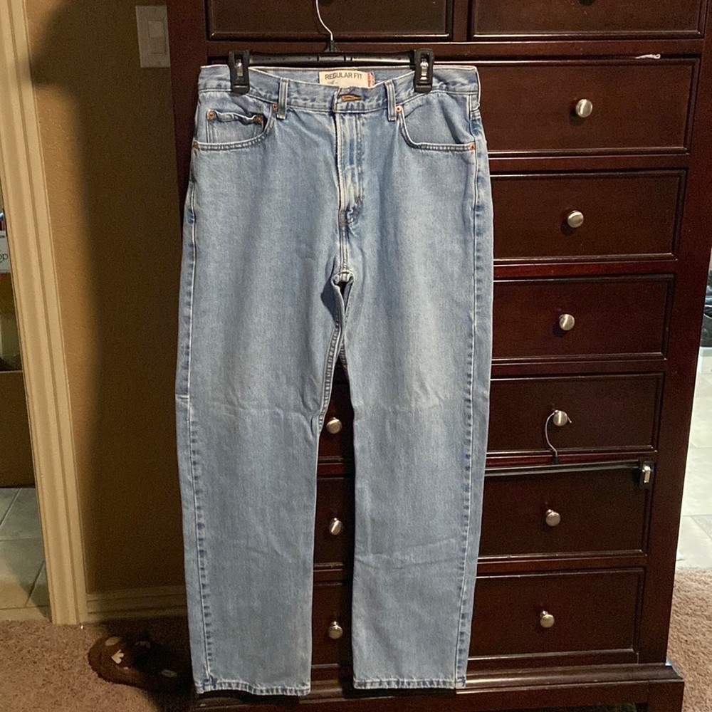 Acid Washed Colored Jeans by Levi’s Brand. GUC!